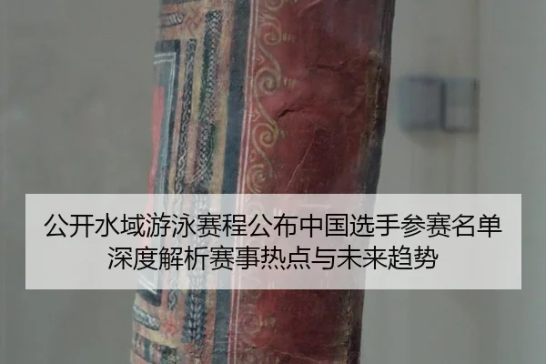 公开水域游泳赛程公布中国选手参赛名单深度解析赛事热点与未来趋势